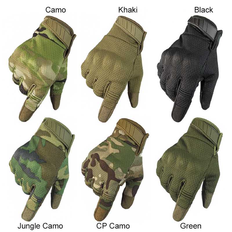 Tactical Full Finger Riding Gloves for Men