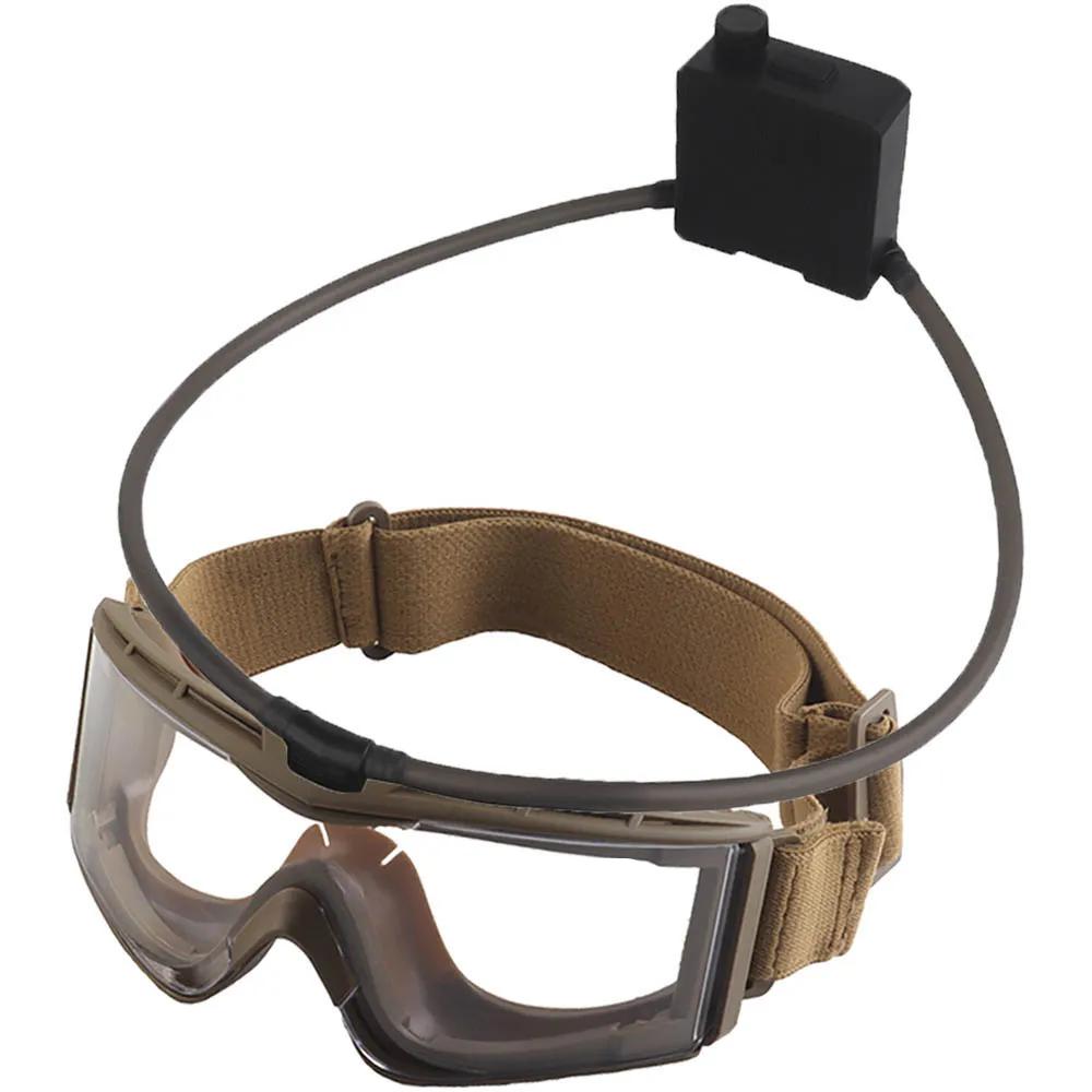 Tactical Goggles Defogger Defogging Fan Anti-fog Kit for Airsoft Shooting Motocross Mountaineering Protection Glasses Tactical Goggles Defogger Defogging Fan Anti-fog Kit for Airsoft Shooting Motocross Mountaineering Protection Glasses