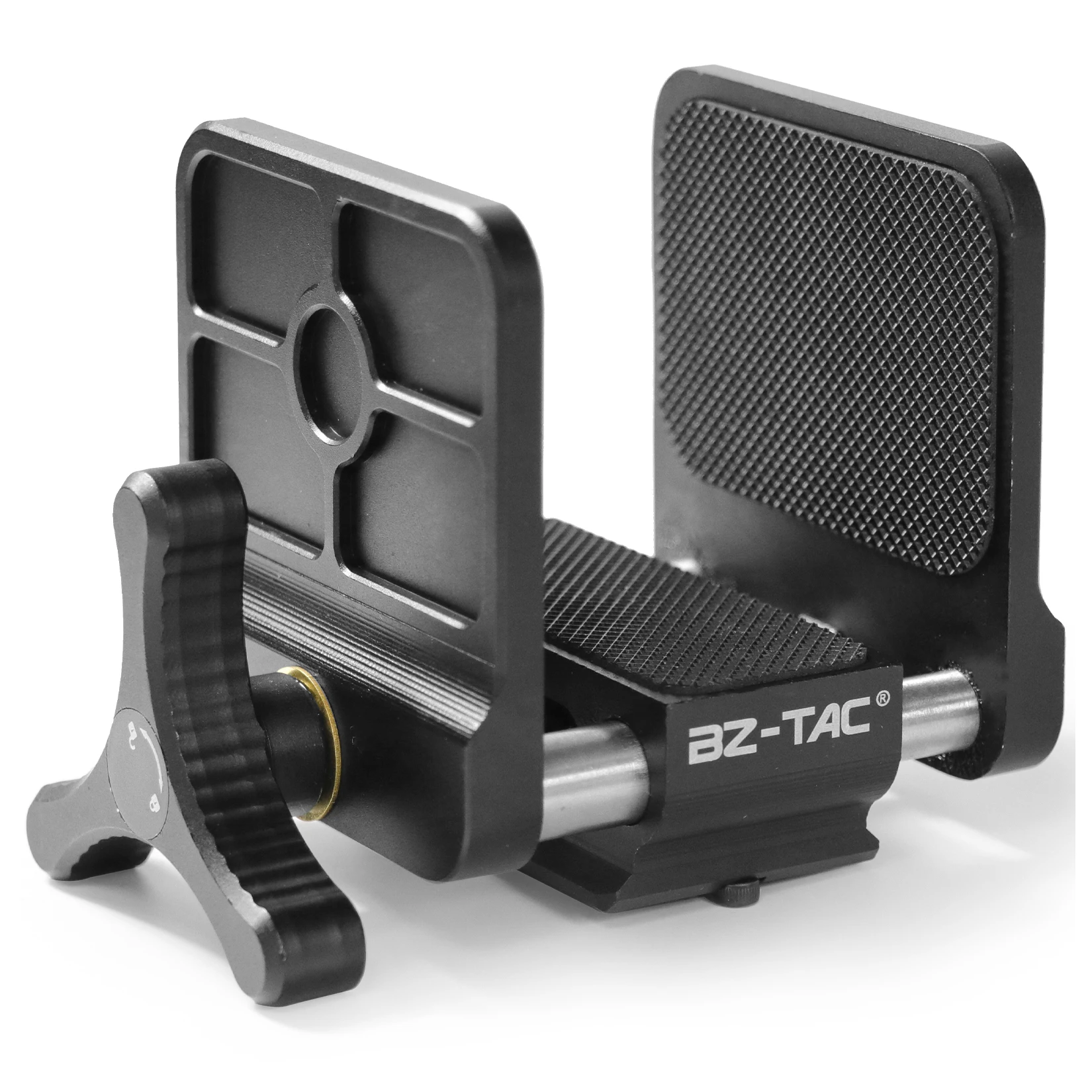 Tactical Gun Rifle Clamp Shooting Tripod Rest Aluminum Shooting Stick Mount Head for Hunting Shooting Target Practice Tactical Gun Rifle Clamp Shooting Tripod Rest Aluminum Shooting Stick Mount Head for Hunting Shooting Target Practice