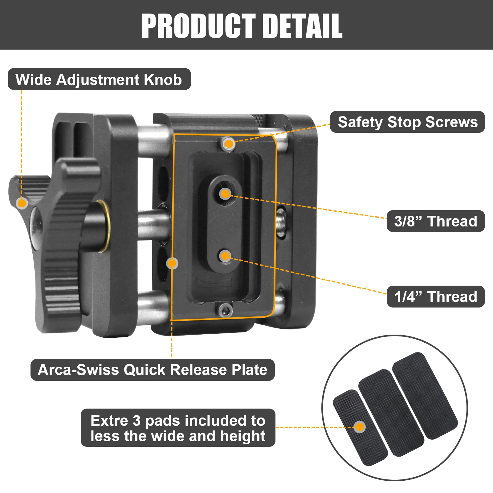 Tactical Gun Rifle Clamp Shooting Tripod Rest Aluminum Shooting Stick Mount Head for Hunting Shooting Target Practice Tactical Gun Rifle Clamp Shooting Tripod Rest Aluminum Shooting Stick Mount Head for Hunting Shooting Target Practice