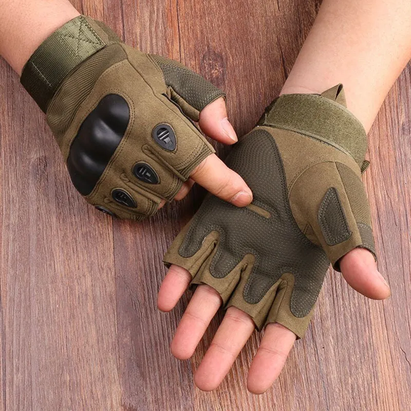 Tactical Hard Knuckle Half Finger Gloves Army Military Combat Hunting Shooting Airsoft Paintball Police Duty Fingerless Tactical Hard Knuckle Half Finger Gloves Army Military Combat Hunting Shooting Airsoft Paintball Police Duty Fingerless