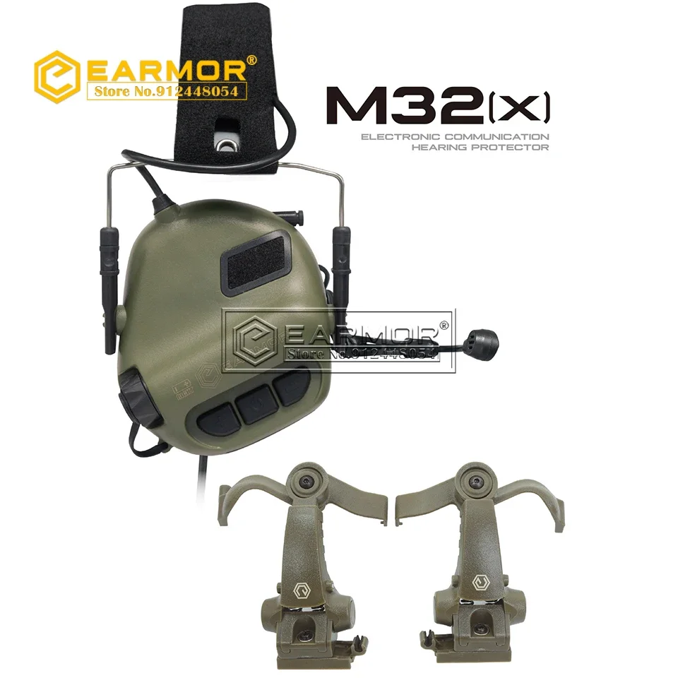 Tactical Headset with Advanced Electronic Noise Reduction and Amplifying Pickup for RAC Rails Tactical Headset with Advanced Electronic Noise Reduction and Amplifying Pickup for RAC Rails