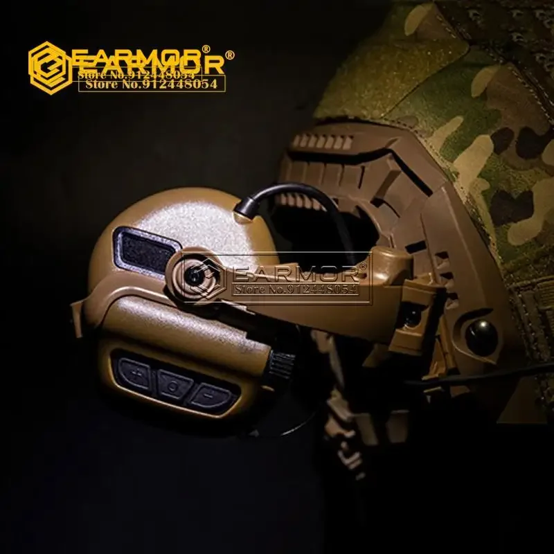 Tactical Headset with Advanced Electronic Noise Reduction and Amplifying Pickup for RAC Rails Tactical Headset with Advanced Electronic Noise Reduction and Amplifying Pickup for RAC Rails