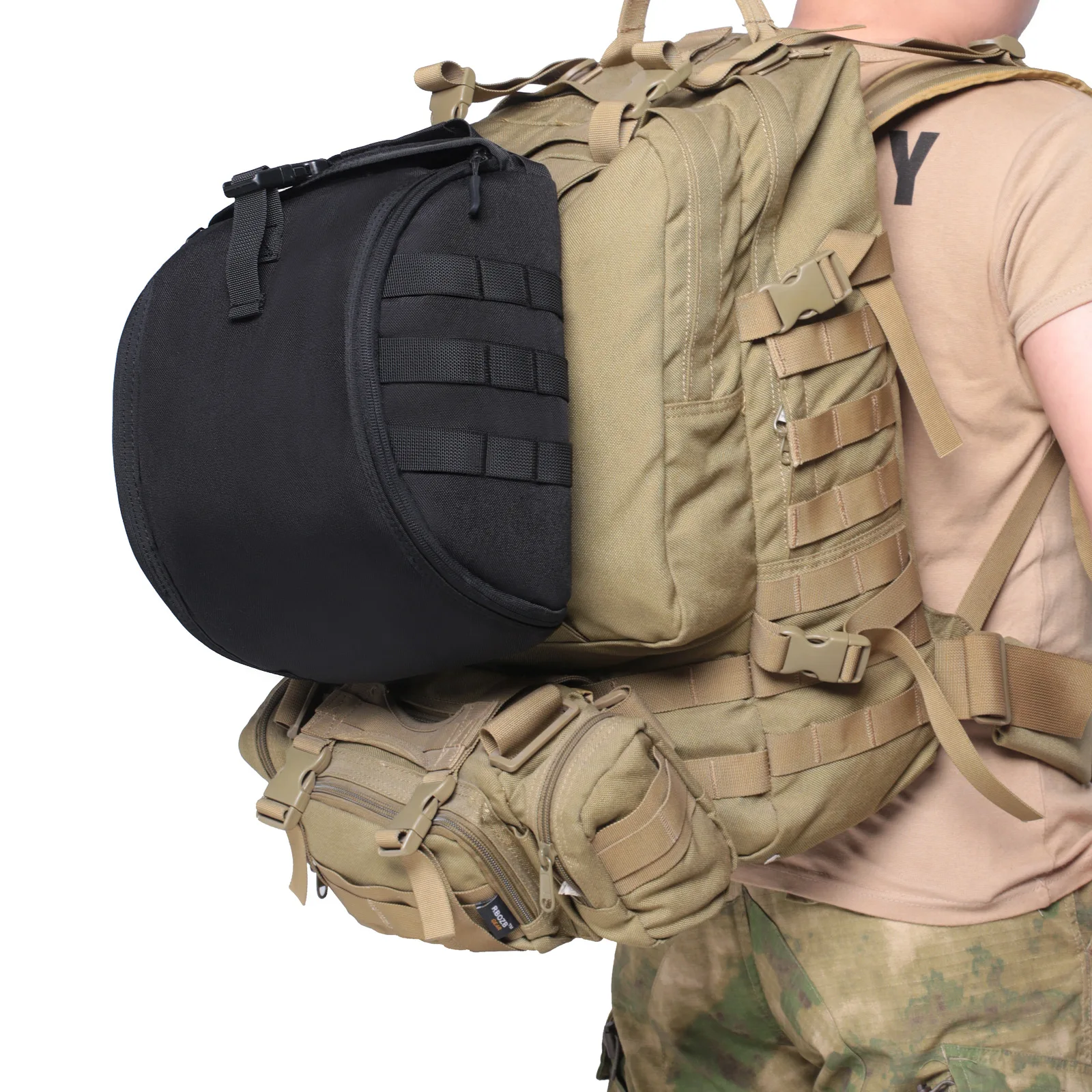 Tactical Helmet Bag Pack,Multi-Purpose Molle Storage Carrying Pouch for Sports Hunting Shooting Combat Helmets Tactical Helmet Bag Pack,Multi-Purpose Molle Storage Carrying Pouch for Sports Hunting Shooting Combat Helmets
