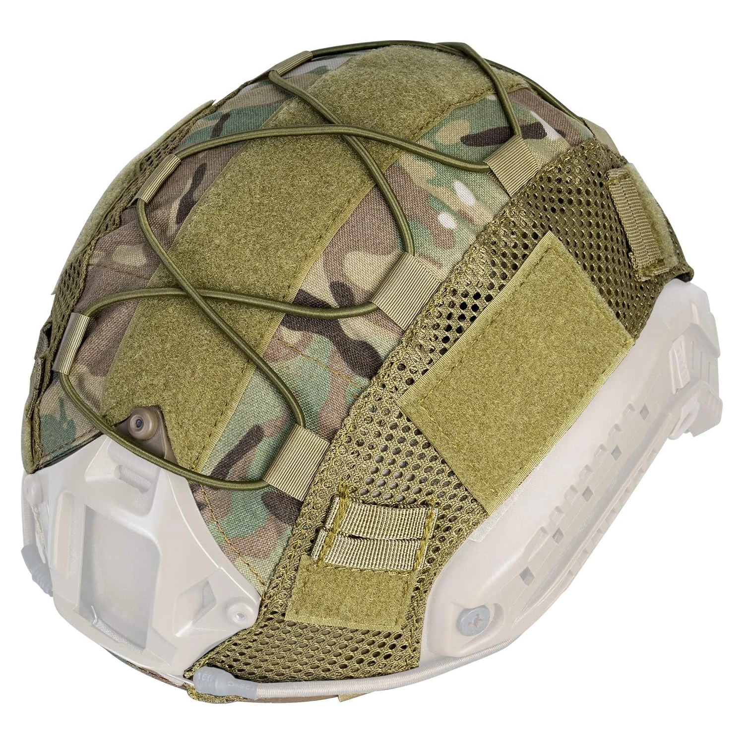 Tactical Helmet Cover Cloth Camo Headwear for Ops-Core Fast Helmets Airsoft Paintball Military Helmet with Elastic Cord Tactical Helmet Cover Cloth Camo Headwear for Ops-Core Fast Helmets Airsoft Paintball Military Helmet with Elastic Cord