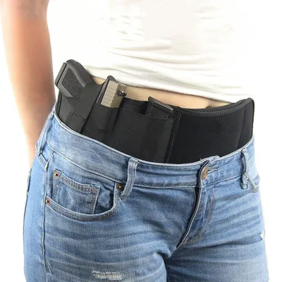 Tactical Hidden Holster Portable Belly Gun Holster Concealed Carry Waist Band Belt for Outdoor Hunting Shooting Defense Tactical Hidden Holster Portable Belly Gun Holster Concealed Carry Waist Band Belt for Outdoor Hunting Shooting Defense