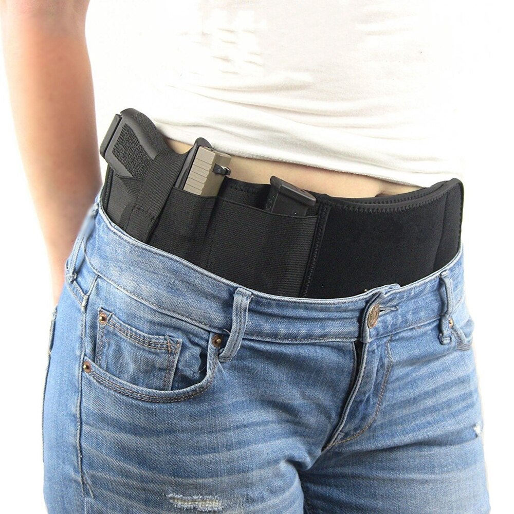 Tactical Hidden Holster Portable Belly Gun Holster Concealed Carry Waist Band Belt for Outdoor Hunting Shooting Defense Tactical Hidden Holster Portable Belly Gun Holster Concealed Carry Waist Band Belt for Outdoor Hunting Shooting Defense