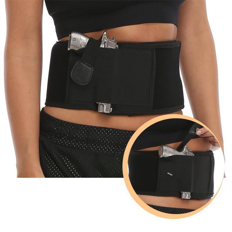 Tactical Hidden Holster Portable Belly Gun Holster Concealed Carry Waist Band Belt for Outdoor Hunting Shooting Defense Tactical Hidden Holster Portable Belly Gun Holster Concealed Carry Waist Band Belt for Outdoor Hunting Shooting Defense