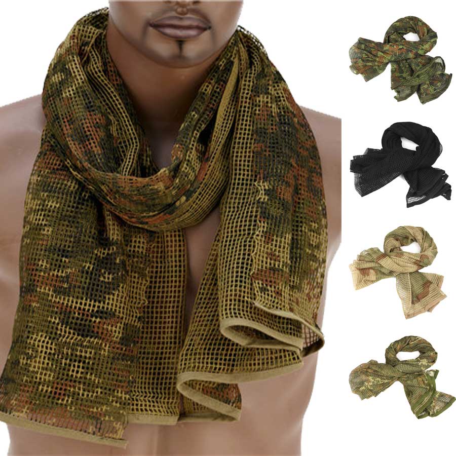 Tactical Mesh Camo Scarf