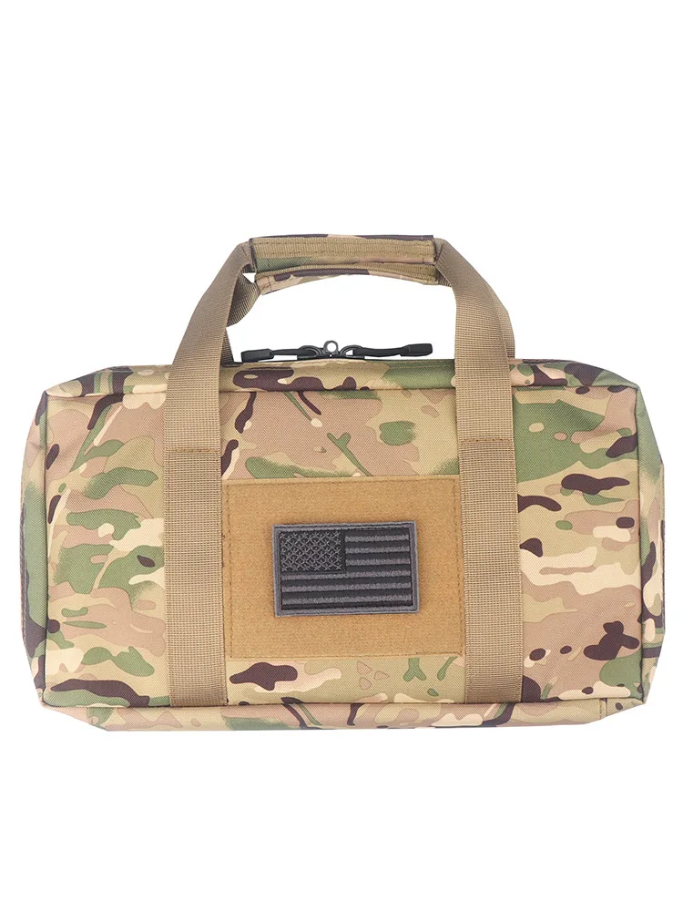 Tactical Molle Pistol Gun Bag Case for Glock 17 Storage Magazine Universal Outdoor Concealed Handgun Pouch