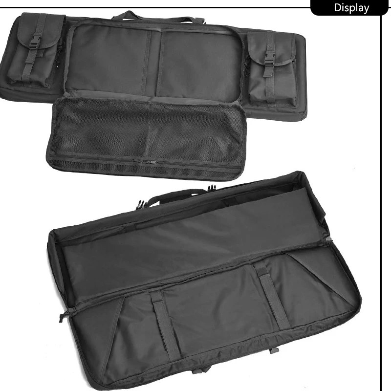 Tactical Rifle Case Outdoor Military 36 42 46 inch Airsoft Shooting Carry Backpacks for Hunting Accessories Double