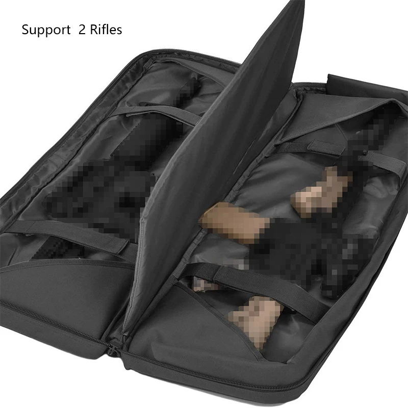 Tactical Rifle Case Outdoor Military 36 42 46 inch Airsoft Shooting Carry Backpacks for Hunting Accessories Double