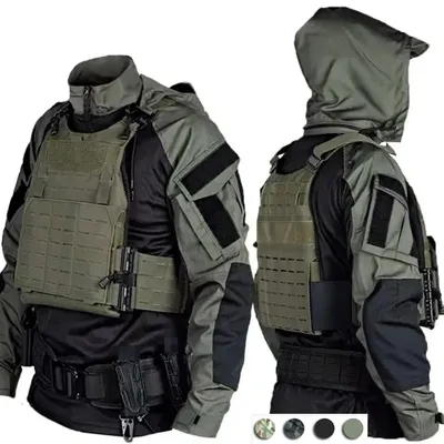 Tactical Shirts Men Military Long Sleeved Combact T-shirts Camouflage Hooded Quick-dry CS Paintball T-Shirt SWAT Spring