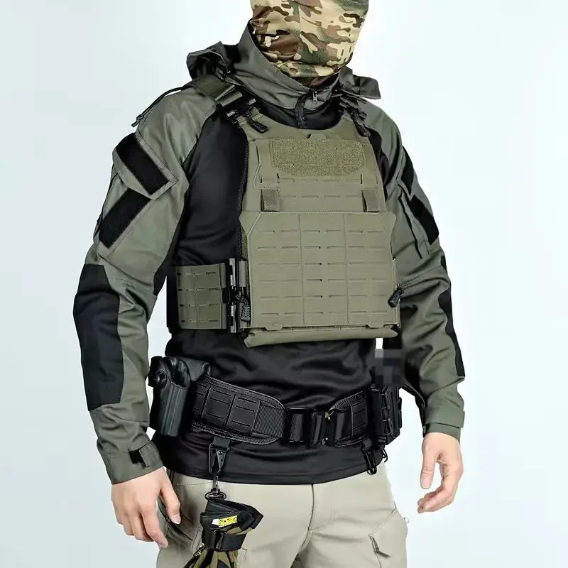 Tactical Shirts Men Military Long Sleeved Combact T-shirts Camouflage Hooded Quick-dry CS Paintball T-Shirt SWAT Spring