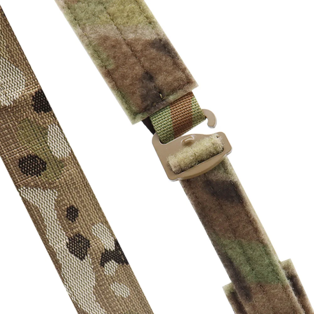 Tactical Style Bison Inner Belt G Hook Quick Release Metal Buckle Belt Men's Hunting Paintball Shooting Belt