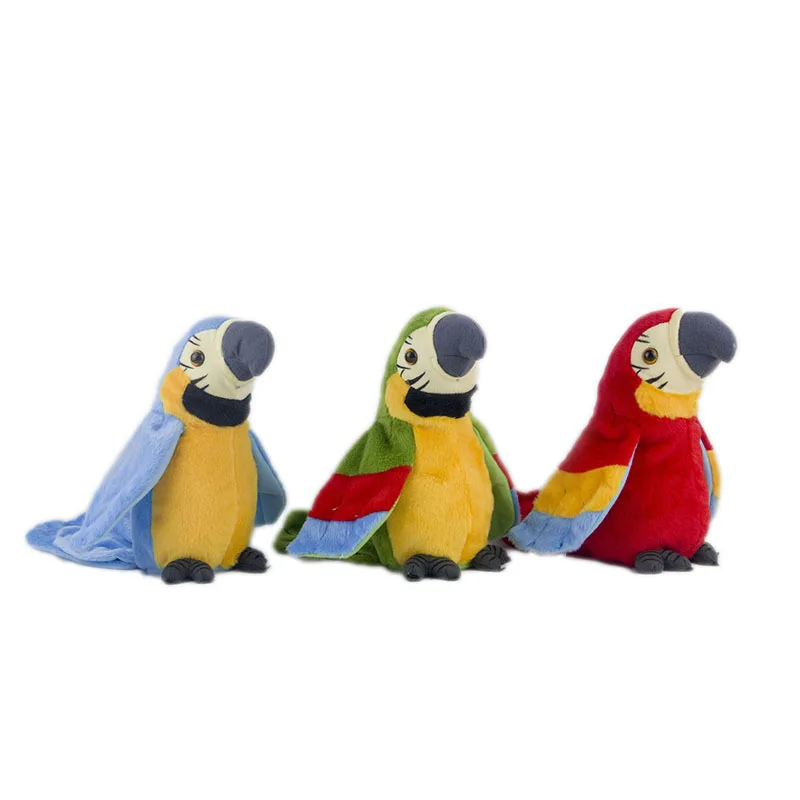 Talking Macaw Parrot Repeat What You Say Stuffed Animal Plush Toy Electronic Record Animated Bird Speaking Parrot Pet Talking Macaw Parrot Repeat What You Say Stuffed Animal Plush Toy Electronic Record Animated Bird Speaking Parrot Pet