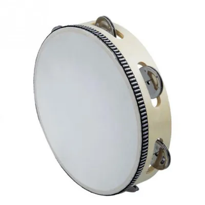 Tambourine Instrument Sheepskin Cover Tambourine Instrument Sheepskin Cover