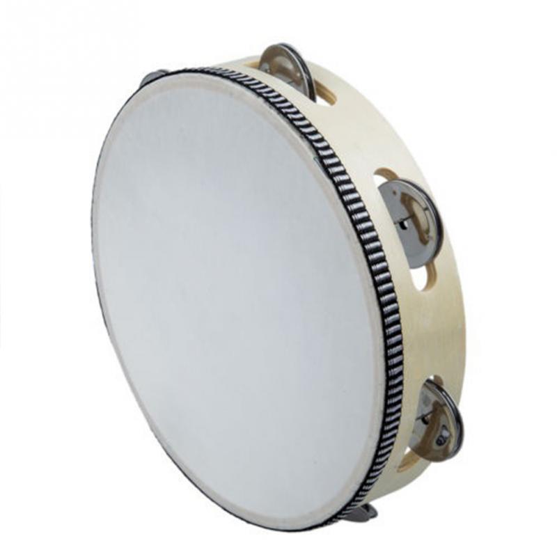 Tambourine Instrument Sheepskin Cover Tambourine Instrument Sheepskin Cover