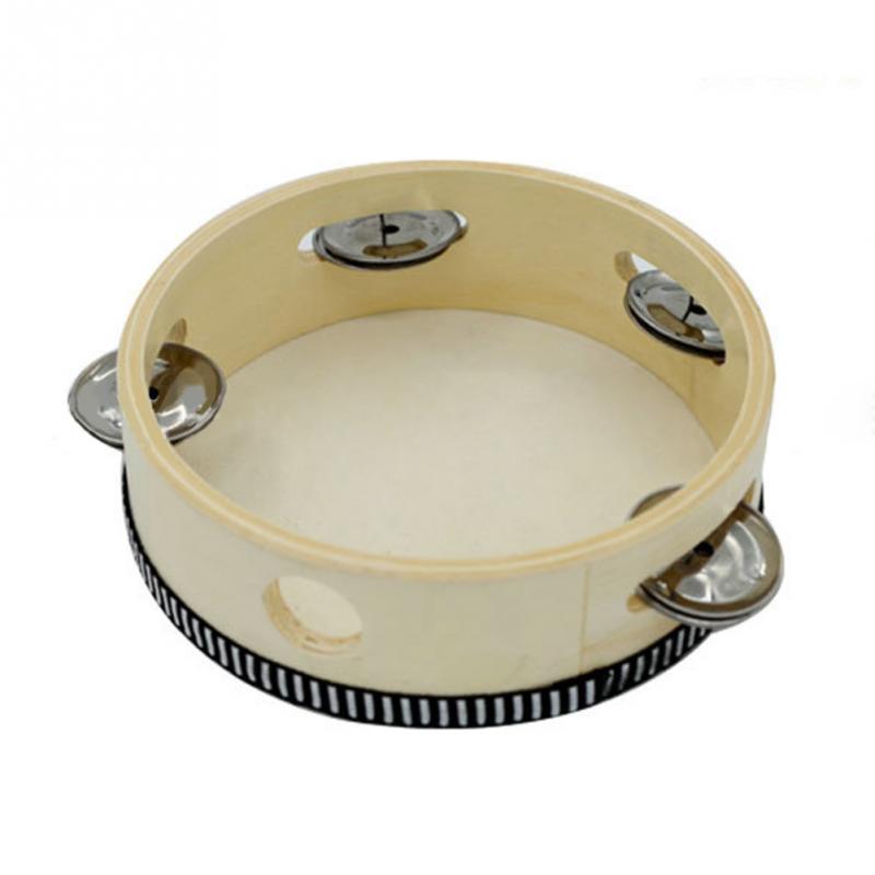 Tambourine Instrument Sheepskin Cover Tambourine Instrument Sheepskin Cover