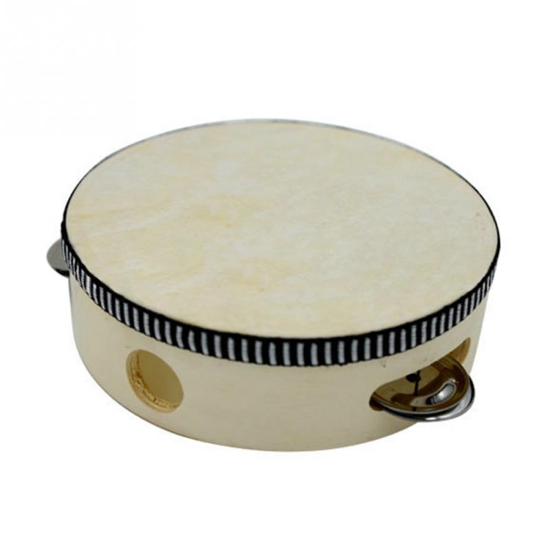 Tambourine Instrument Sheepskin Cover Tambourine Instrument Sheepskin Cover