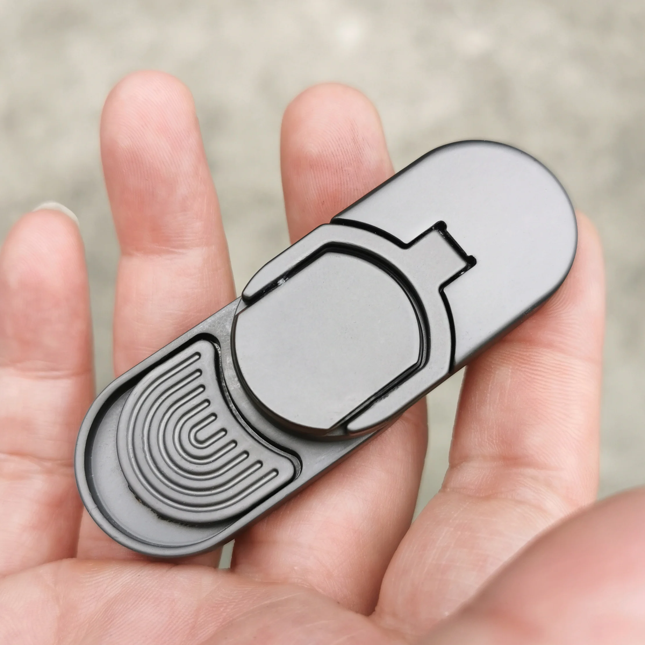 Target Push Slider Fidget Slider Toy Adult Metal Fidget Toy Finger Push Spin Coins Decompression Toys EDC Haptic Slider