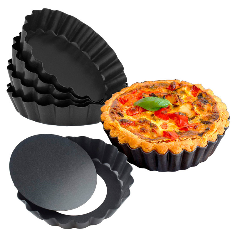 Tart Pan Metal Baking Mold (6pcs)