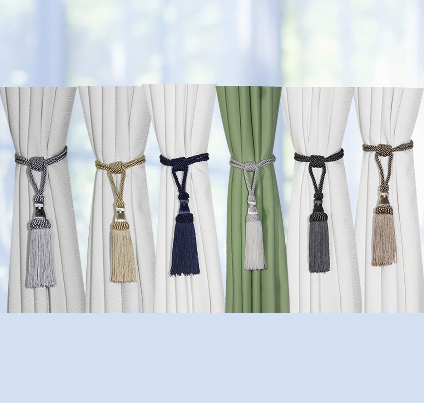 Tassel Curtain Tie Back Rope Strap Tassel Curtain Tie Back Rope Strap