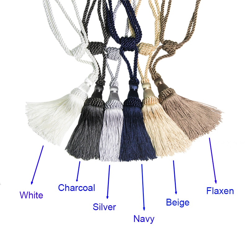 Tassel Curtain Tie Back Rope Strap
