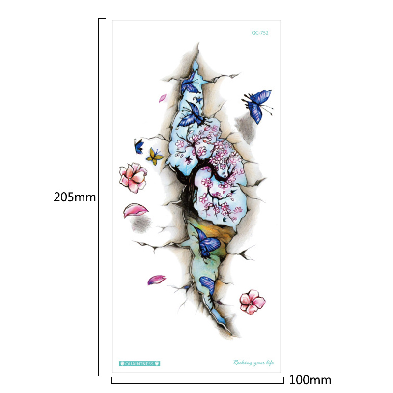 Tattoo Sticker Temporary Flower Design Tattoo Sticker Temporary Flower Design