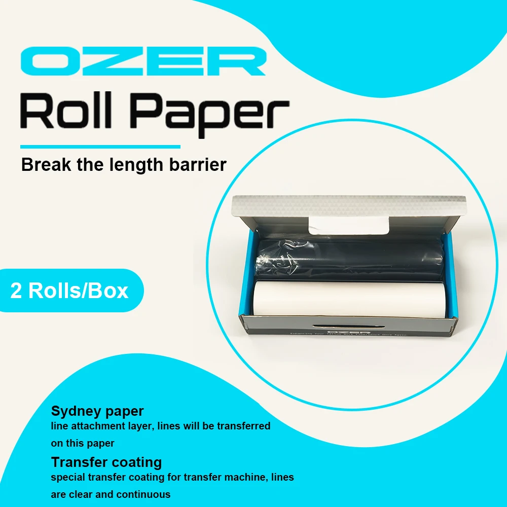 Tattoo Transfer Paper Rolling paper Thermal Copier Template Paper for Thermal printer tattoo Paper for Tattoo supplies Tattoo Transfer Paper Rolling paper Thermal Copier Template Paper for Thermal printer tattoo Paper for Tattoo supplies
