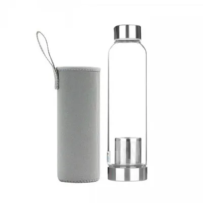 Tea Infuser Glass Bottle with Sleeve Tea Infuser Glass Bottle with Sleeve