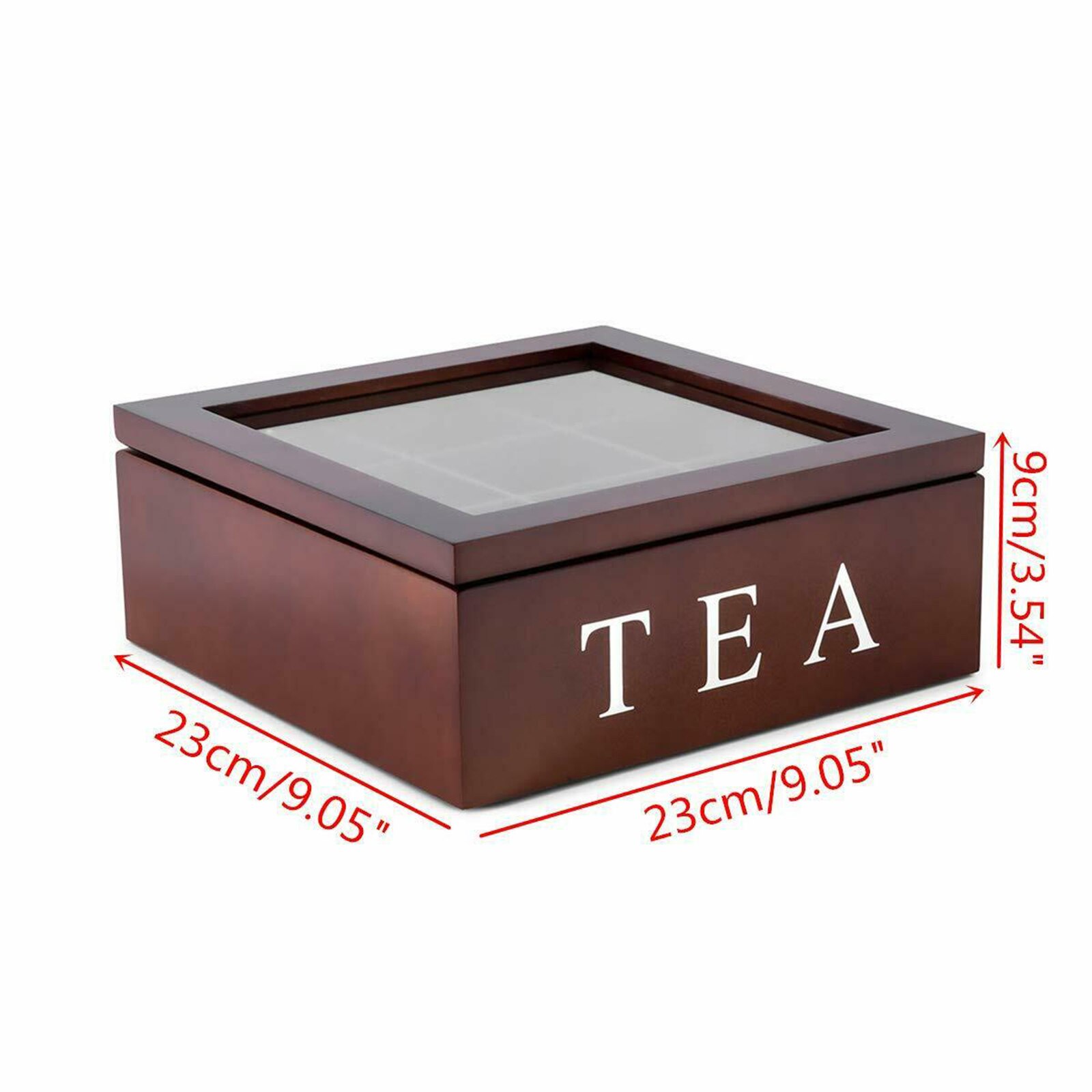 Tea Organizer Box Wooden Case Tea Organizer Box Wooden Case