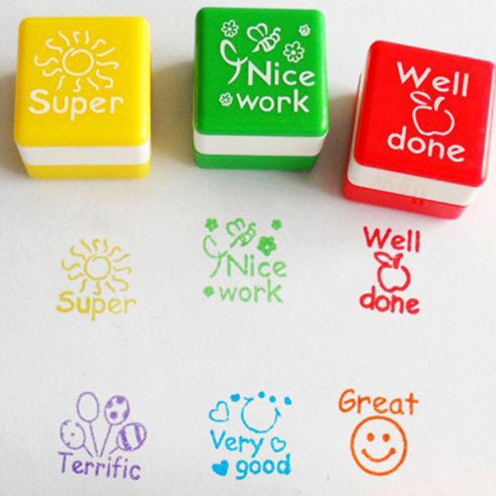 Teacher Stamps Set Reward Seals (6 Pcs) Teacher Stamps Set Reward Seals (6 Pcs)