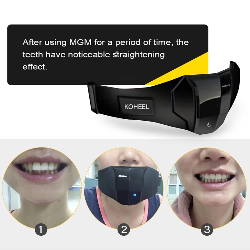 Teeth Straightener with Harmonic Vibration, Orthodontics Retainer and Teeth Aligner Braces Teeth Straightener with Harmonic Vibration, Orthodontics Retainer and Teeth Aligner Braces