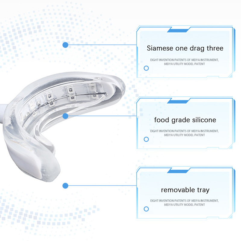 Teeth Whitening 16 Lights Timed Smart Led Portable USB Rechargeable Blue Light Oral Care Bleach Teeth Whitening