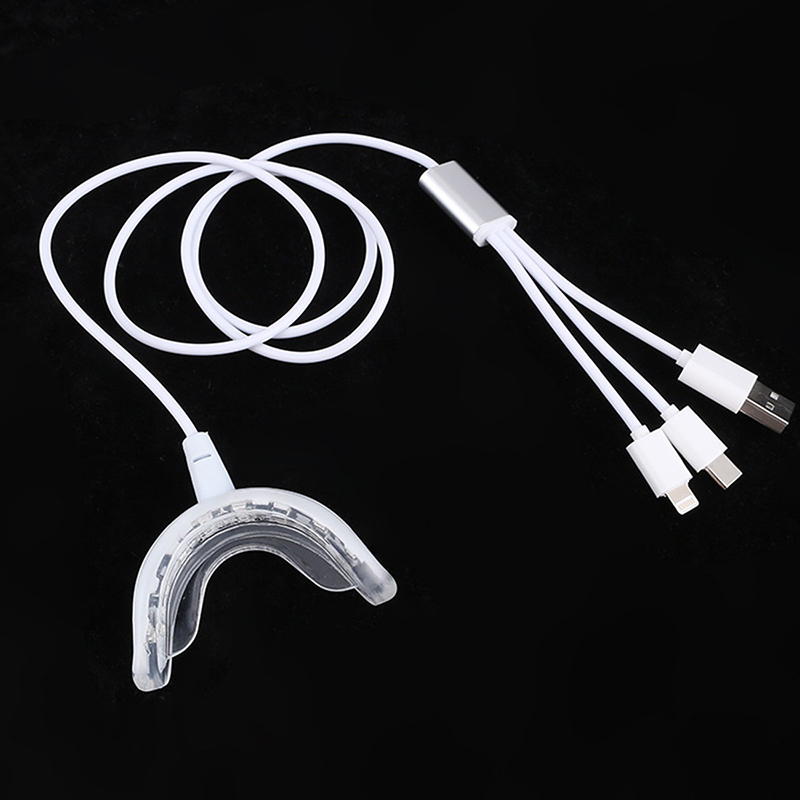 Teeth Whitening 16 Lights Timed Smart Led Portable USB Rechargeable Blue Light Oral Care Bleach Teeth Whitening