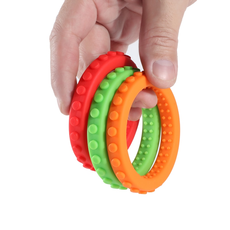 Teething Bracelets Kids Silicone Teethers (3Pcs) Teething Bracelets Kids Silicone Teethers (3Pcs)