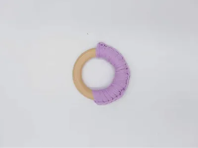 Teething Ring Wooden Toy Teether