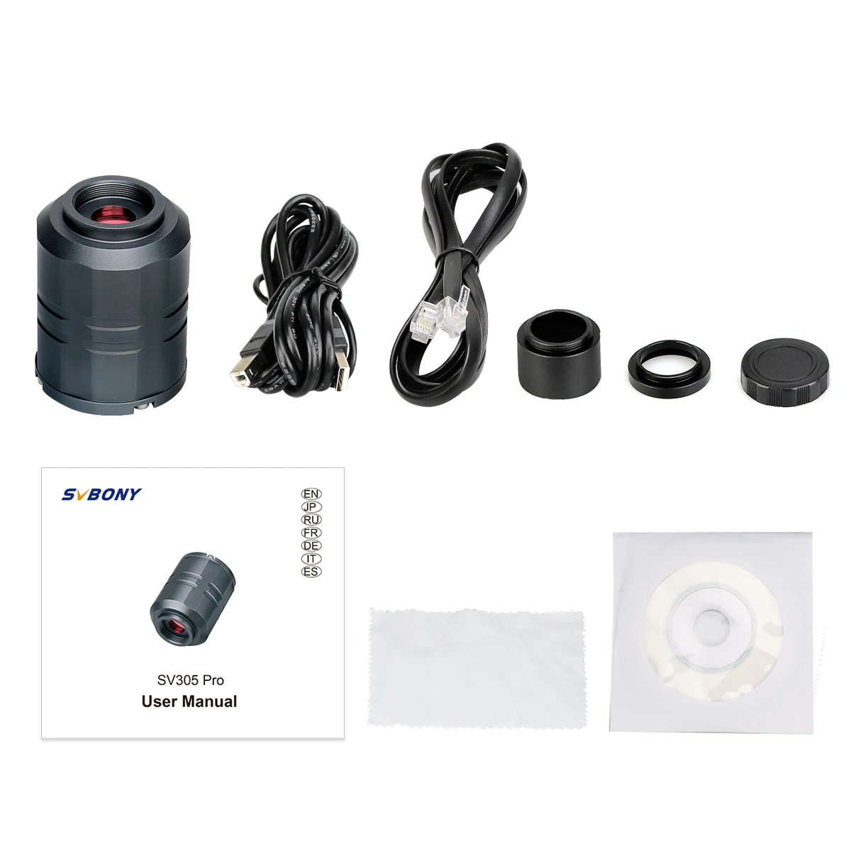 Telescope Camera 1.25inch 2MP USB3.0 Astronomy Guiding Camera for Telescope Eyepieces Astrophotography