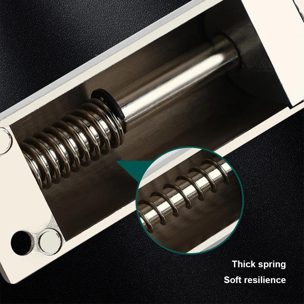 Telescopic Door Stopper Spring Loaded Heavy Duty Stopper Metal Adjustable Position with Foot Brake Wedges for Door Telescopic Door Stopper Spring Loaded Heavy Duty Stopper Metal Adjustable Position with Foot Brake Wedges for Door