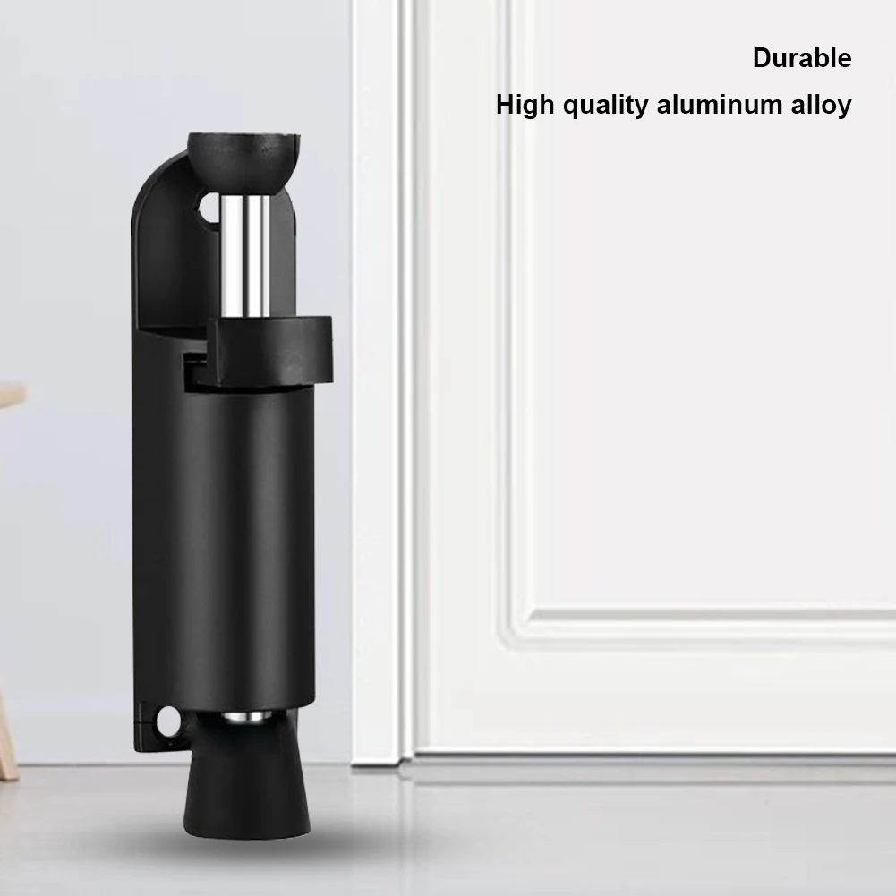 Telescopic Door Stopper Spring Loaded Heavy Duty Stopper Metal Adjustable Position with Foot Brake Wedges for Door Telescopic Door Stopper Spring Loaded Heavy Duty Stopper Metal Adjustable Position with Foot Brake Wedges for Door