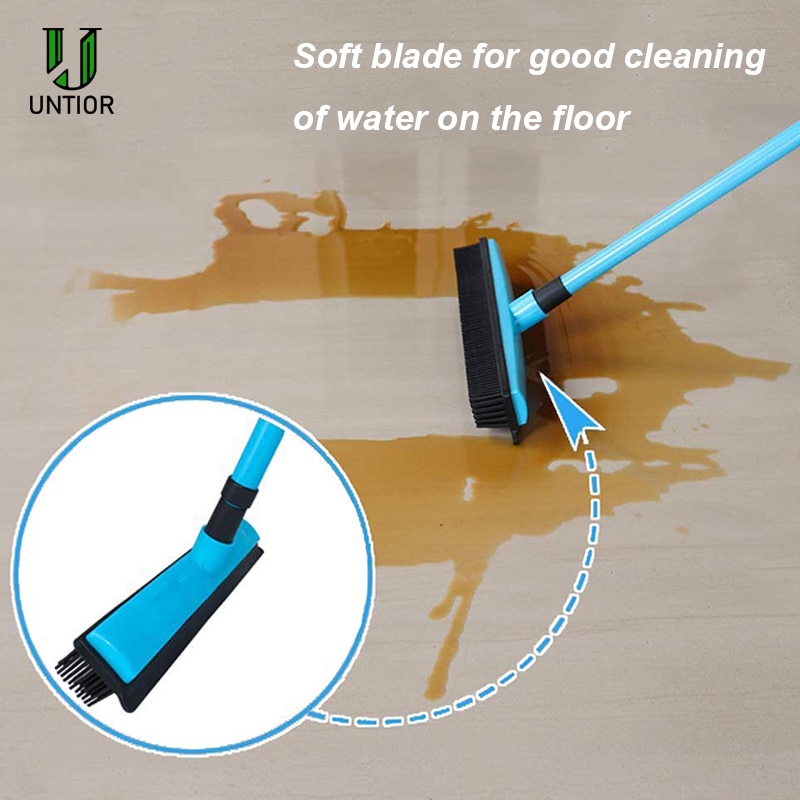 Telescopic Pet Hair Broom Rubber Brush Telescopic Pet Hair Broom Rubber Brush