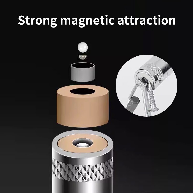 Telescopic Pickup Magnetic Iron Rod Household Automotive Repair And Inspection Tool Strong Magnetic Metal Screw Suction Telescopic Pickup Magnetic Iron Rod Household Automotive Repair And Inspection Tool Strong Magnetic Metal Screw Suction