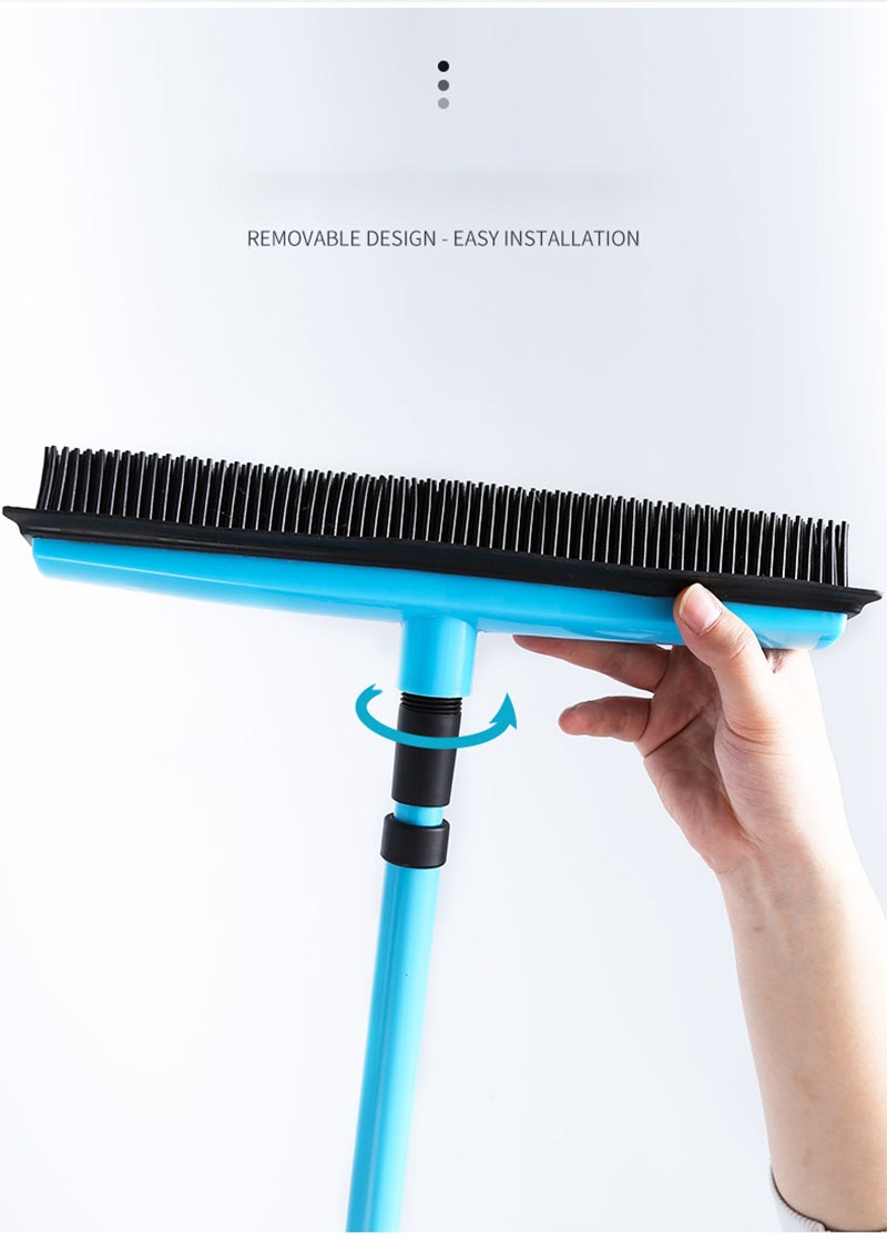 Telescopic Rubber Sweeping Brush