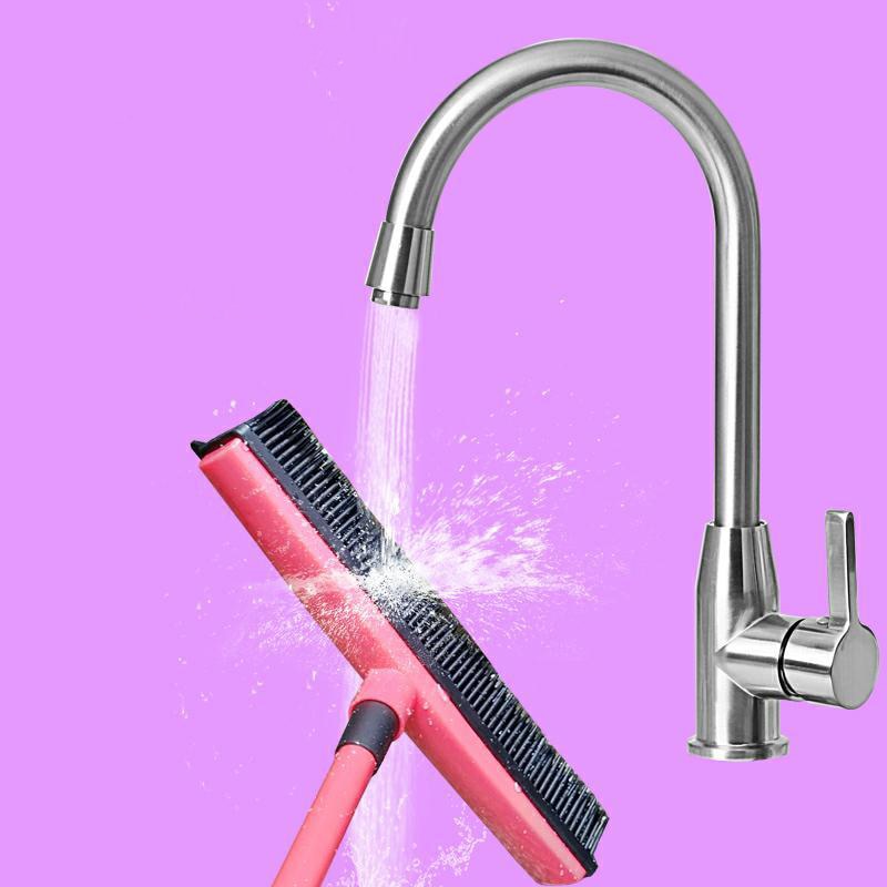 Telescopic Rubber Sweeping Brush