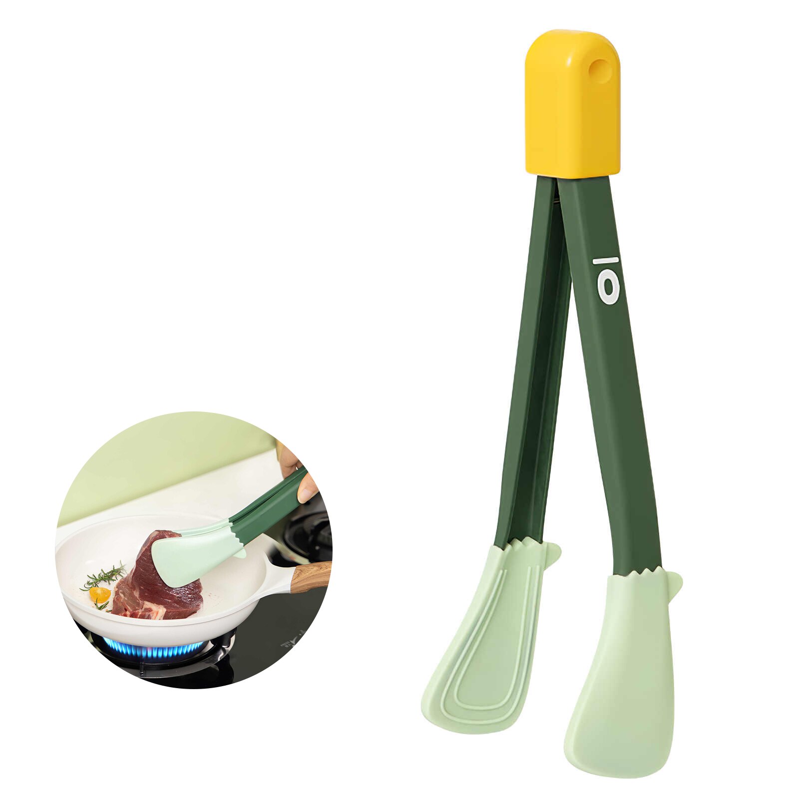 Telescopic Silicone Tongs for Cooking