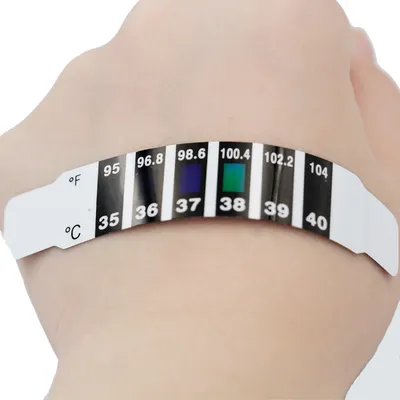 Temperature Forehead Strips Thermometer (10 pcs) Temperature Forehead Strips Thermometer (10 pcs)