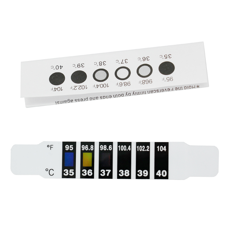 Temperature Forehead Strips Thermometer (10 pcs) Temperature Forehead Strips Thermometer (10 pcs)