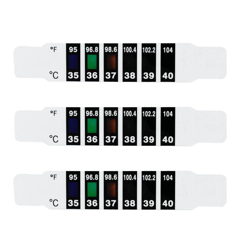 Temperature Forehead Strips Thermometer (10 pcs) Temperature Forehead Strips Thermometer (10 pcs)