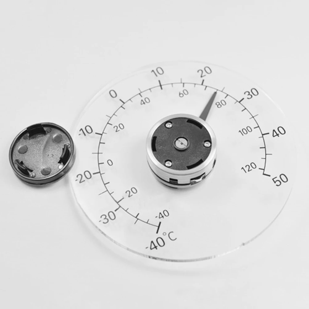 Temperature Mesurement Tester Meter Display Temperature Humidity Meter Waterproof Clear Outdoor Window Thermometer